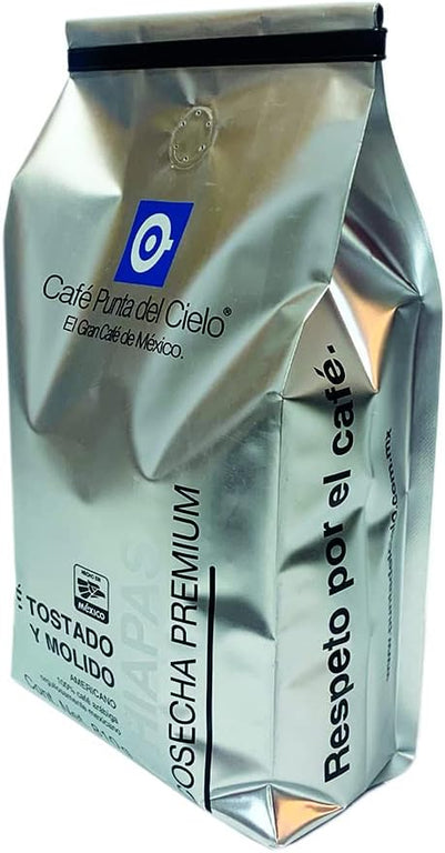 Bolsa de 810 gr. de café molido americano región Chiapas Cosecha Premium