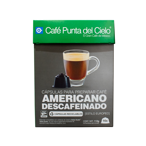 Cápsulas Café Americano compatibles DG