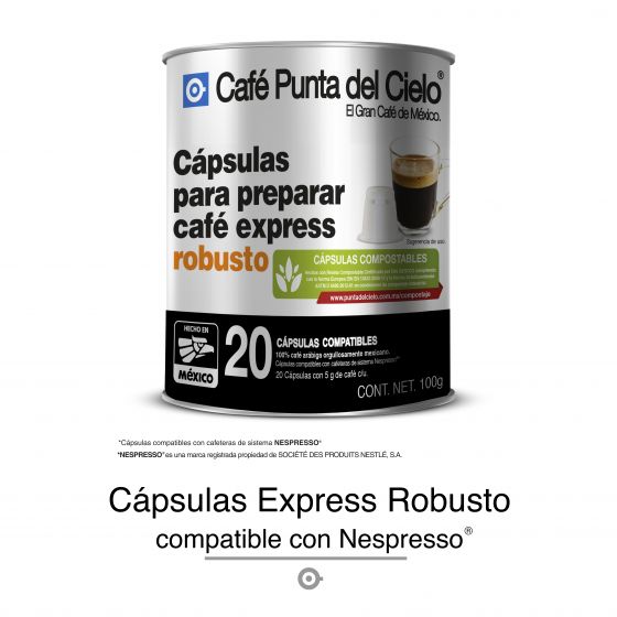 20 Cápsulas compatibles Express Robusto